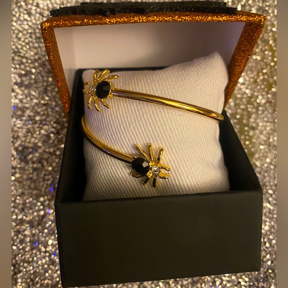 Bella and Jack Spider Bangle Bracelet